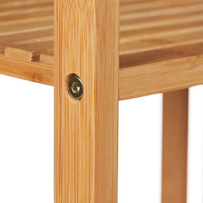 Étagère En Bambou Avec Panier à Linge – Image 7