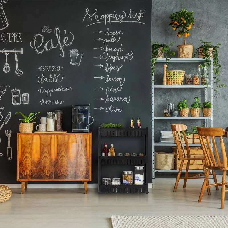 Étagère De Cuisine à Roulettes 3 Niveaux – Image 3