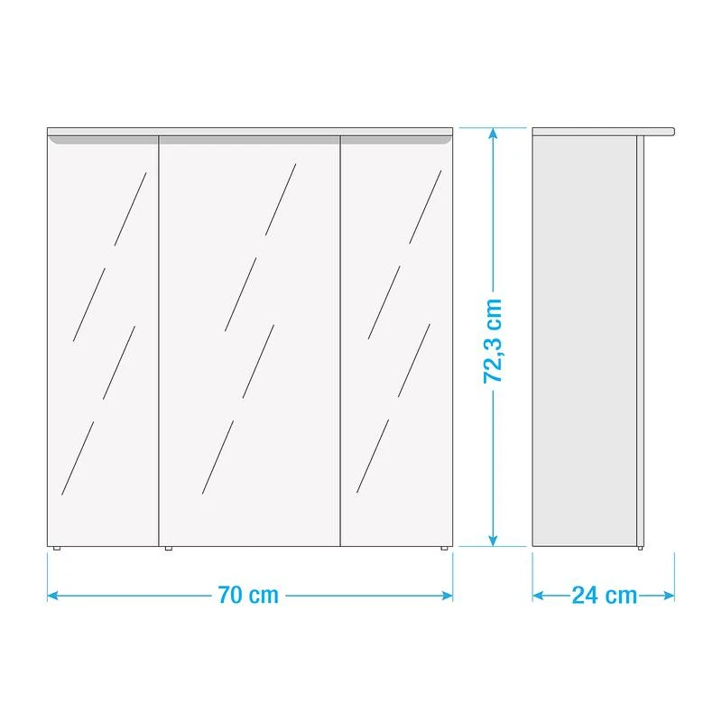 Armoire Avec Miroir Genf I – Image 5