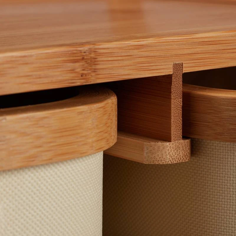 Commode Mini En Bambou 3 Casiers SDB – Image 8