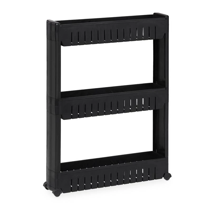 Étagère De Cuisine à Roulettes 3 Niveaux