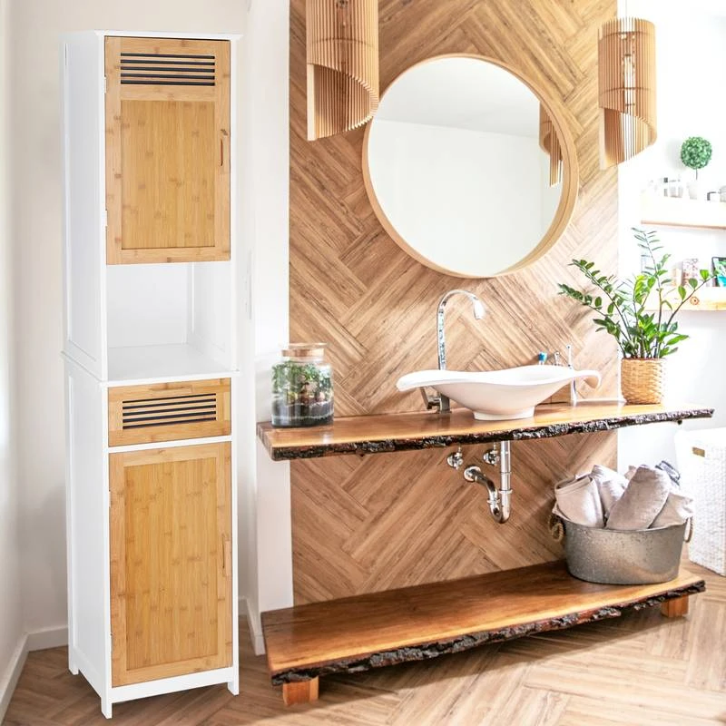 Armoire Salle De Bain 2 Portes 1 Tiroir – Image 2