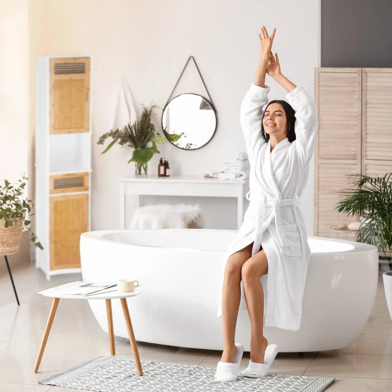 Armoire Salle De Bain 2 Portes 1 Tiroir – Image 4