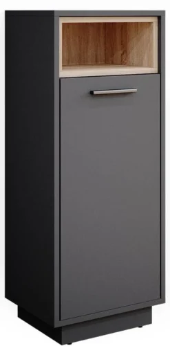 Chiffonnier Beatrice Antthracite/chêne