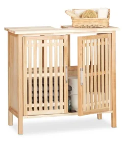 Meuble Dessous De Lavabo En Noyer