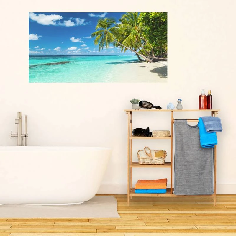 Étagère En Bambou Avec Panier à Linge – Image 2