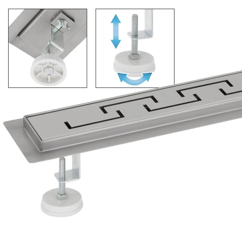 Caniveau De Douche Fendu 70cm Argent – Image 4