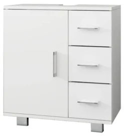 Meuble Sous-lavabo Blanc 60x608x33cm