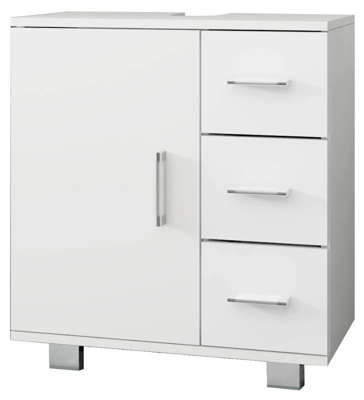 Meuble Sous-lavabo Blanc 60x608x33cm