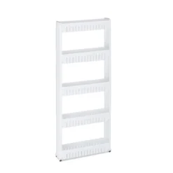 Étagère De Cuisine à Roulettes 5 Niveaux