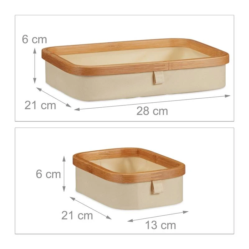 Commode Mini En Bambou 3 Casiers SDB – Image 10