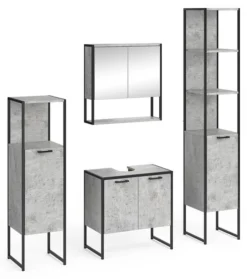 Salle De Bain Fyrk Béton (4 éléments)