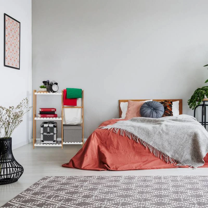 Étagère à 4 Niveaux Avec Panier à Linge – Image 4