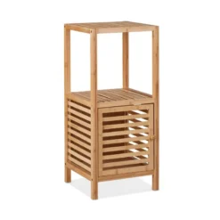 Étagère Salle De Bain Avec Porte