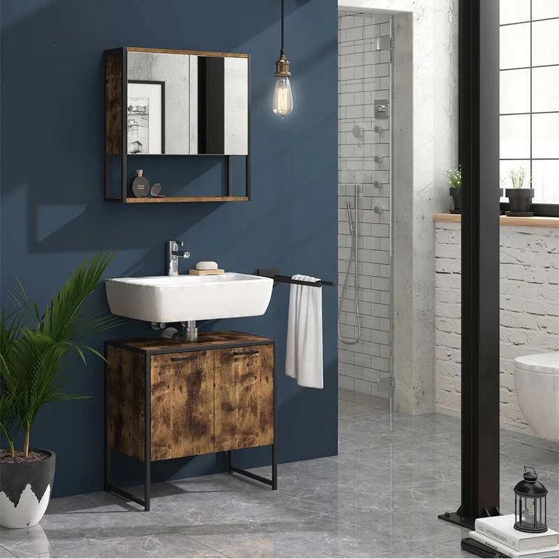 Salle De Bain Fyrk Vieux Bois (2 élém.)