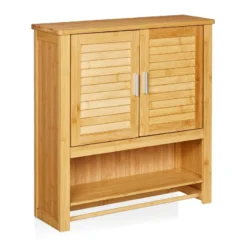 Armoire Salle De Bain LAMELL Bambou