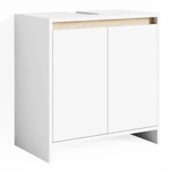 Meuble Sous-lavabo Emma Blanc/sonoma