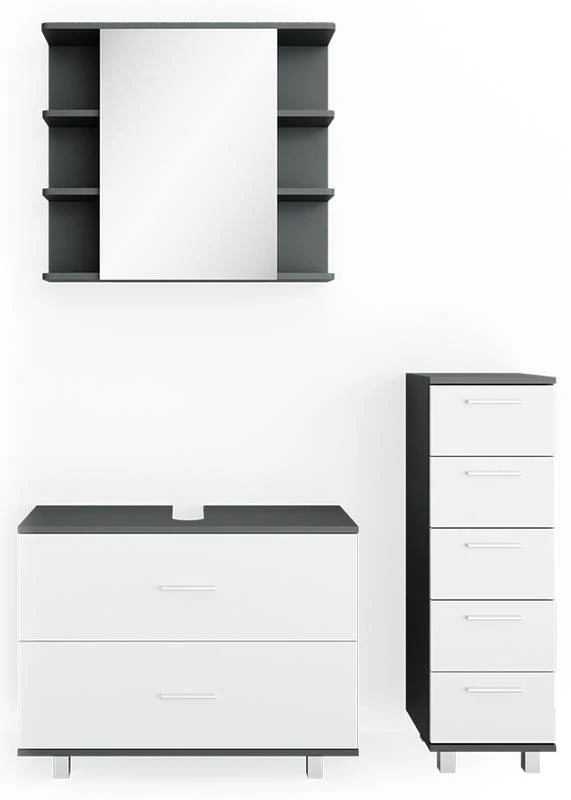 Salle De Bains Ilias Anthracite (3 él.) – Image 3