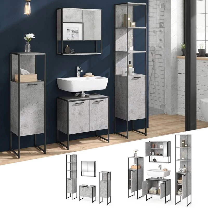 Salle De Bain Fyrk Béton (4 éléments) – Image 4