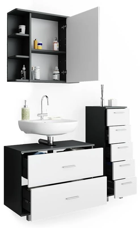 Salle De Bains Ilias Anthracite (3 él.) – Image 4