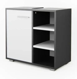 Meuble Sous-lavabo Perry Anthracite