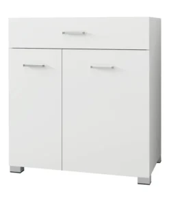 Armoire Ă Linge 75x785x45 Cm Blanc
