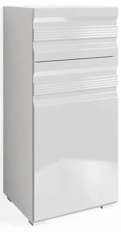 Chiffonnier Freddy Blanc Brillant