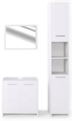 Salle De Bain Kiko Blanc (3 éléments)