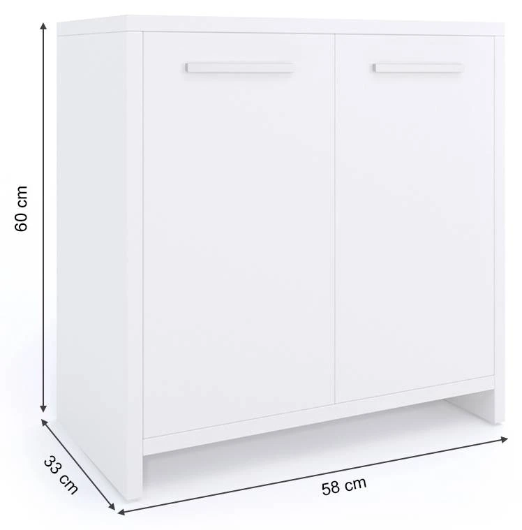 Meuble Sous-lavabo Kiko Blanc – Image 7