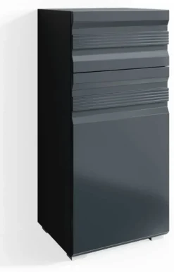 Chiffonnier Freddy Anthracite Brillant