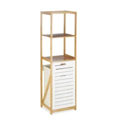 Étagère Salle De Bain Panier à Linge