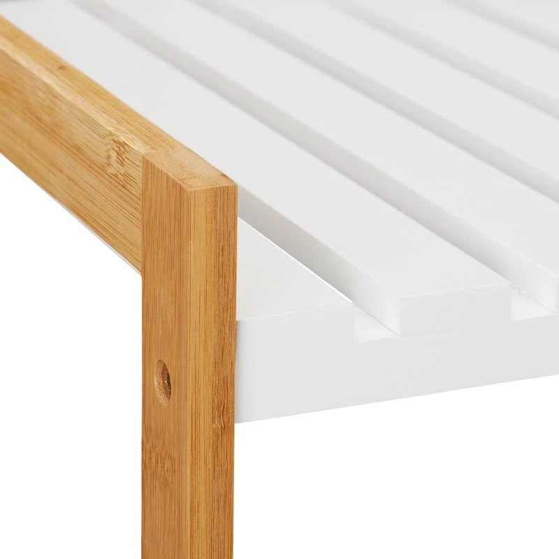 Étagère à 4 Niveaux Avec Panier à Linge – Image 8