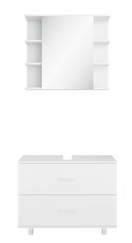 Salle De Bains Ilias Blanc (2 éléments) – Image 3