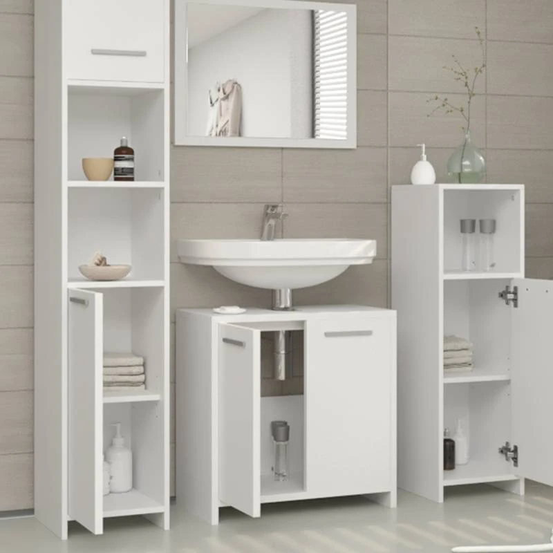 Meuble Sous-lavabo Kiko Blanc – Image 4