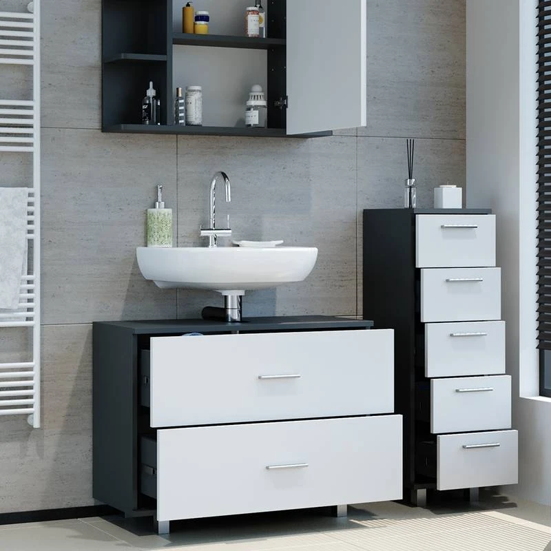 Salle De Bains Ilias Anthracite (3 él.) – Image 2